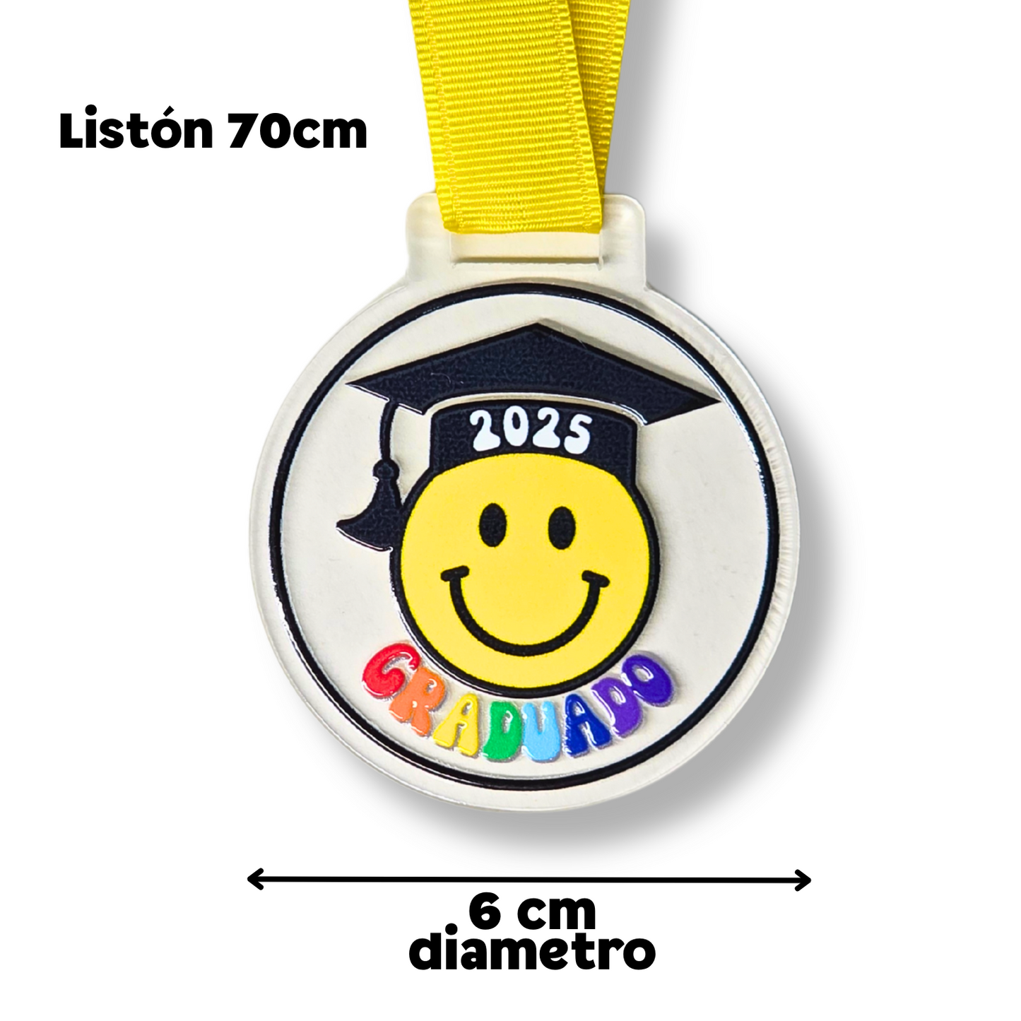 Medalla graduado (puedes crear sets de 1, 5 o 10 medallas)