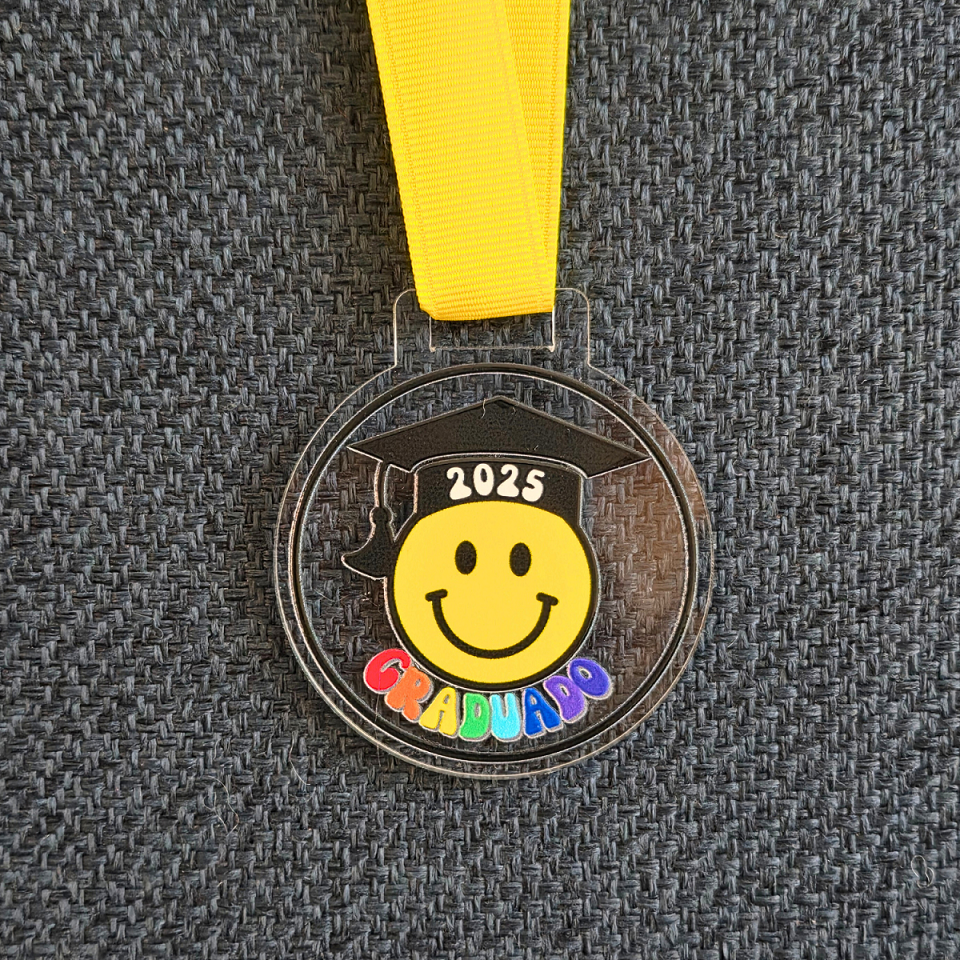 Medalla graduado (puedes crear sets de 1, 5 o 10 medallas)