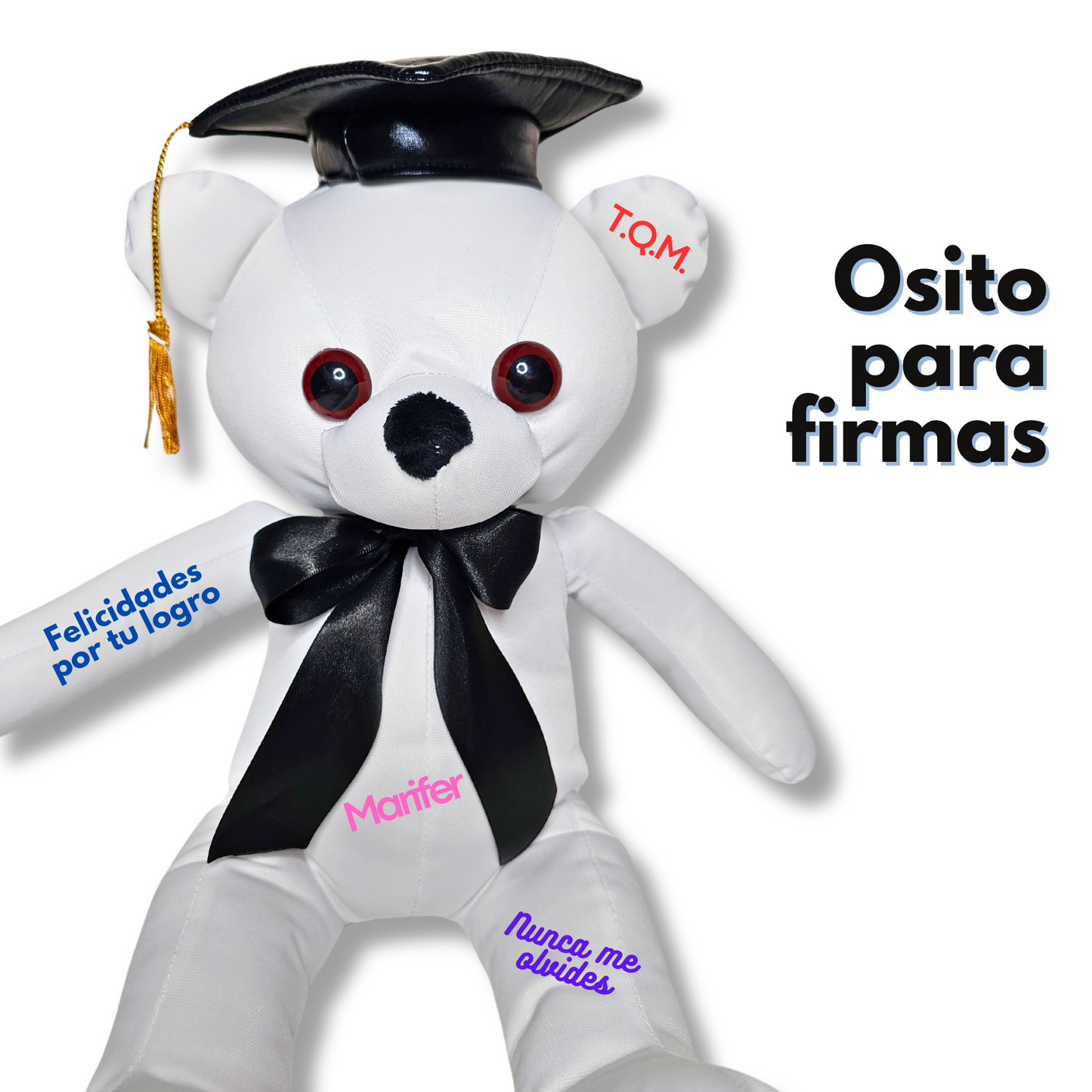 Oso de 45cm para firmas de graduación