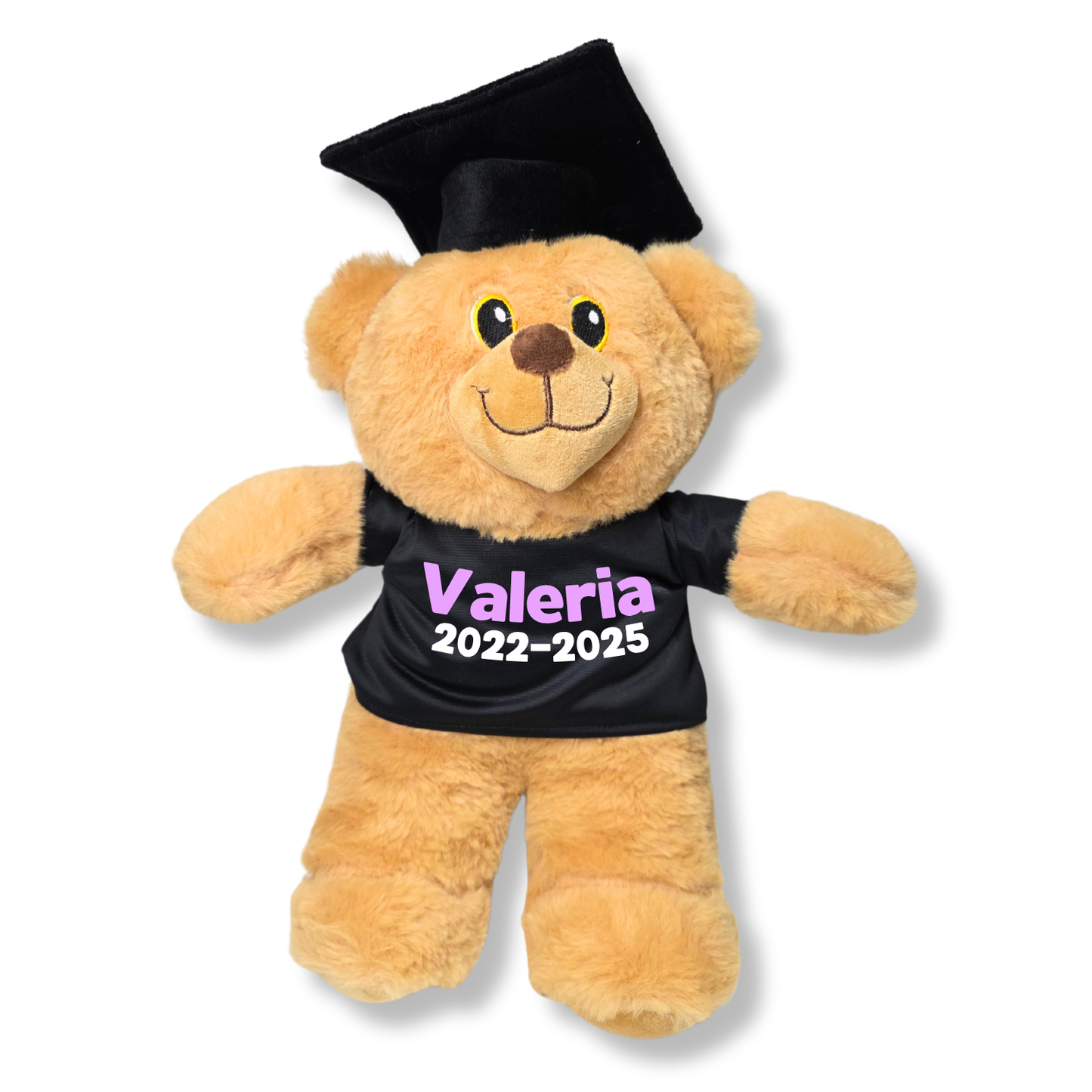 Oso de peluche personalizable para graduación con birrete