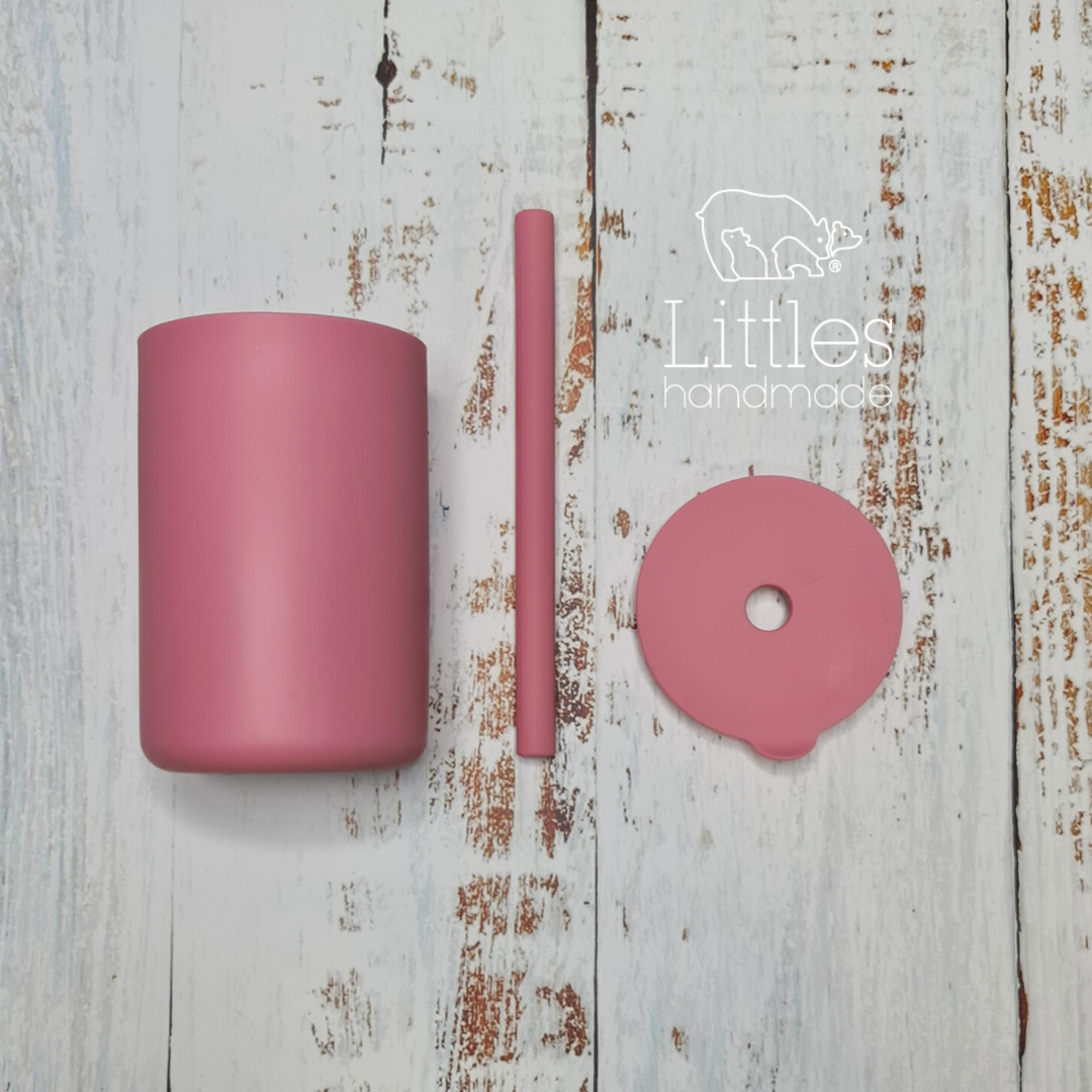 Vaso con popote