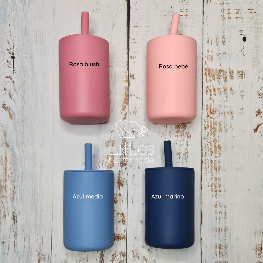 Vaso con popote