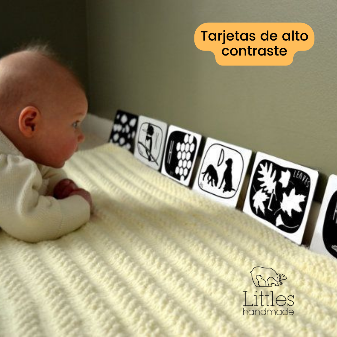 La vista de nuestros bebés, tarjetas de alto contraste descargables