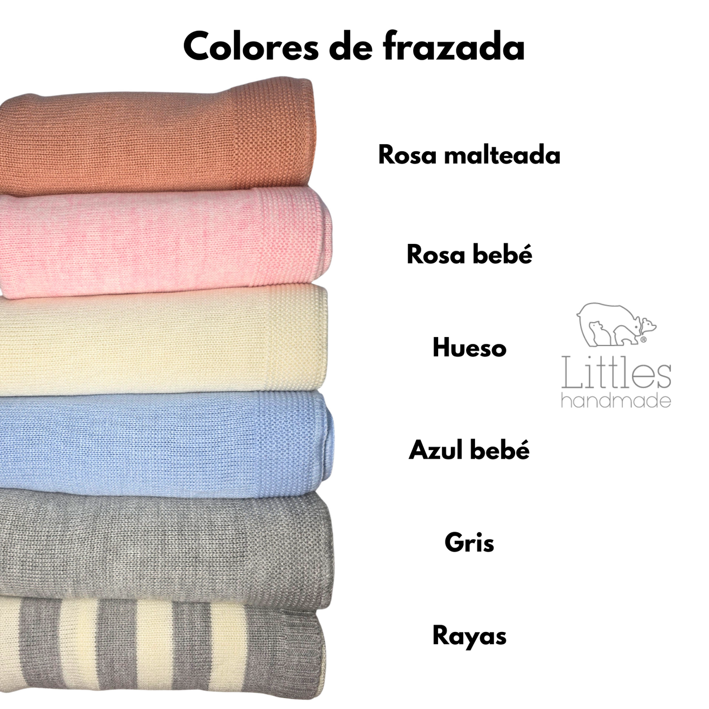 Set de Regalo Bebé Personalizado: Cobija Tejida y Conejo de Peluche. Ideal Recién Nacido y Bautizo