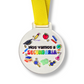 Medalla nos vamos a SECUNDARIA (puedes crear sets de 1, 5 o 10 medallas)