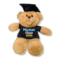 Oso de peluche personalizable para graduación con birrete