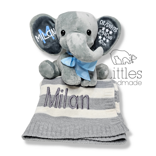 Kit Elefante con frazada