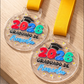 Set de 20 Medallas Graduación 2026 Acrílico 6cm: Diseños para Kinder, Primaria y Secundaria. Listón Amarillo (Copia) (Copia)