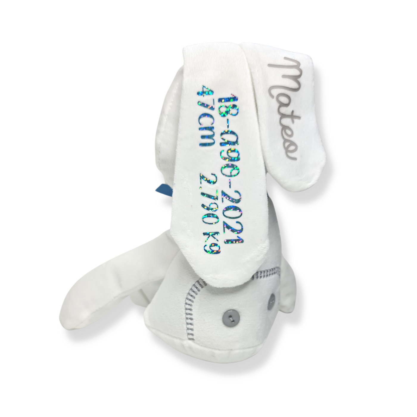 Conejitos con datos de nacimiento