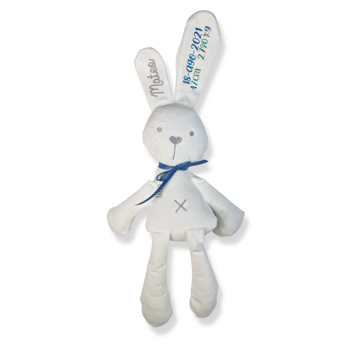 Conejitos con datos de nacimiento