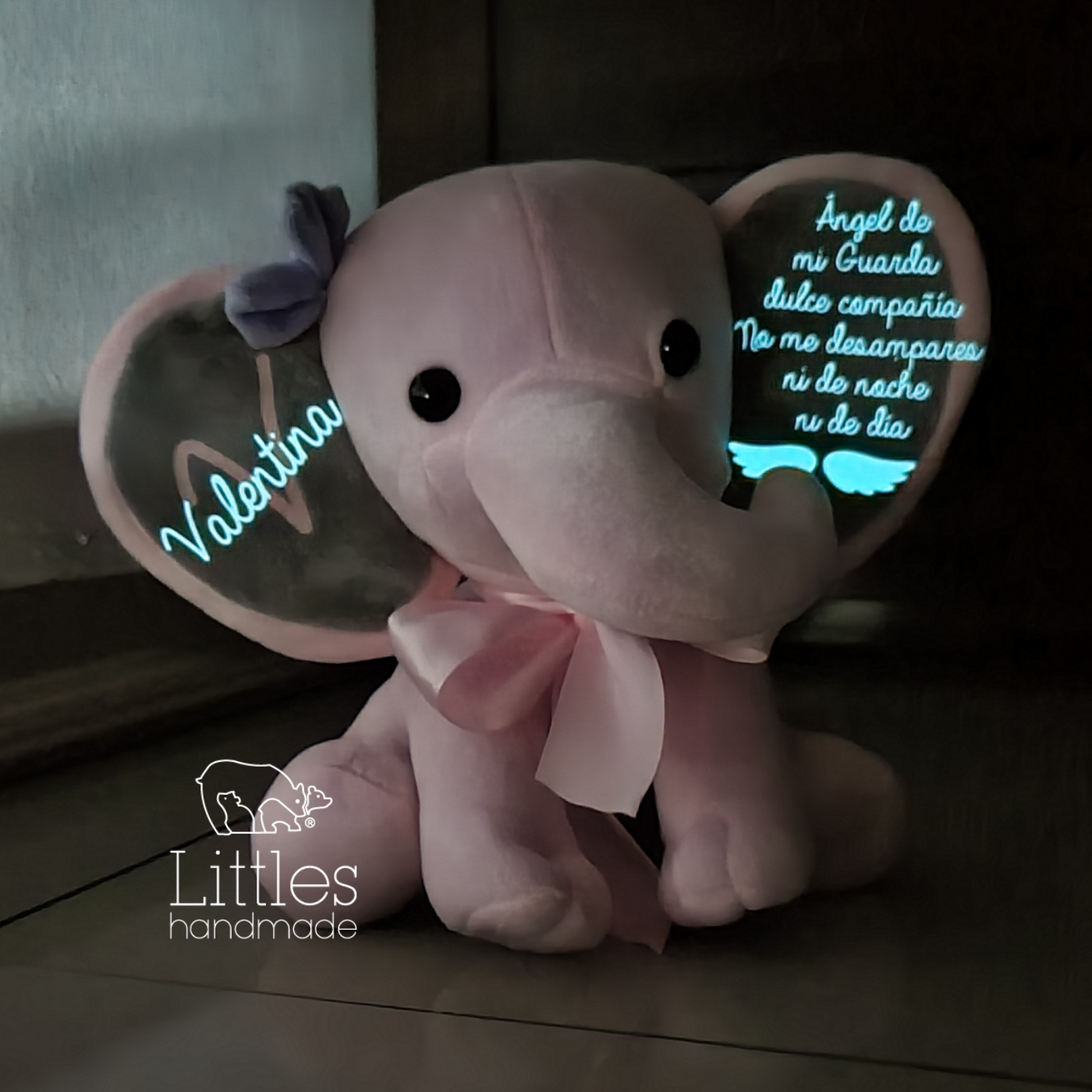 Elefante Ángel de la Guarda *brilla en las oscuridad*