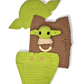 Set baby yoda crochet con sonaja