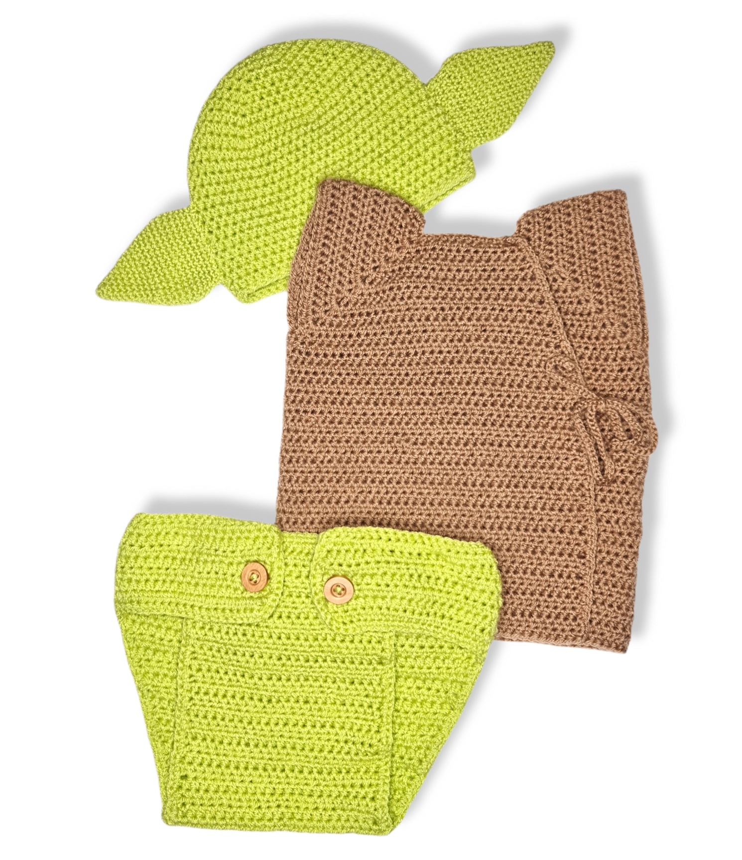 Set baby yoda crochet
