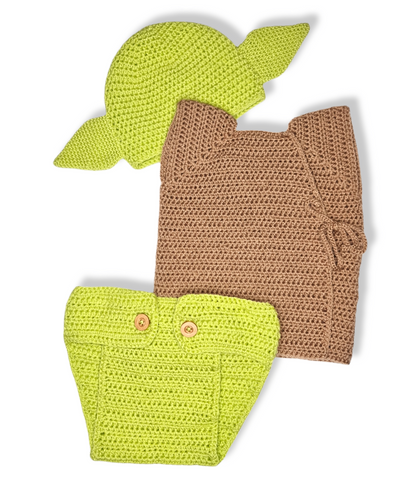 Set baby yoda crochet